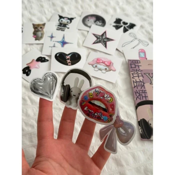 Y2K Kutulu Sticker Seti - 2