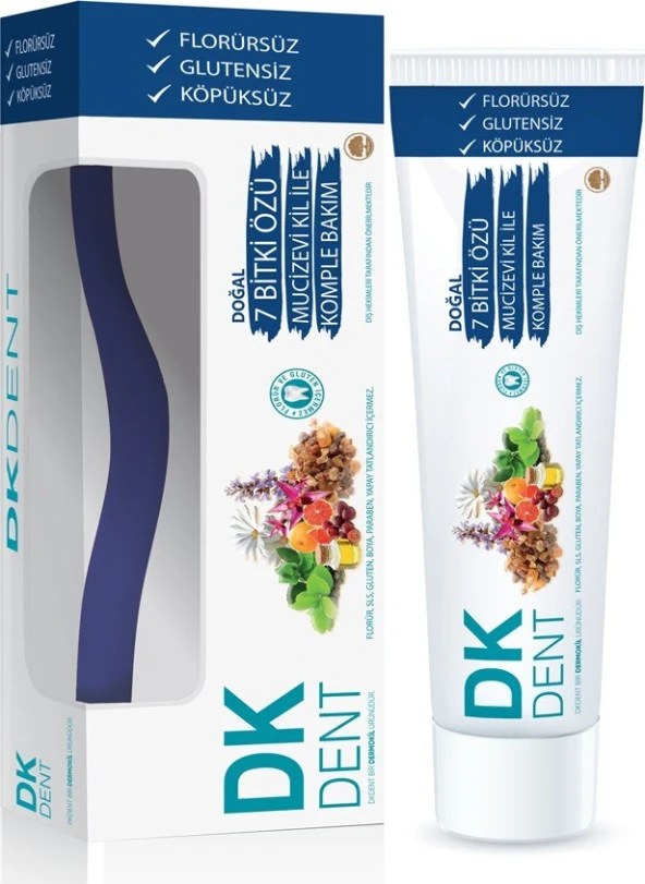 Dk Dent Dkdent 7 Bitki Özlü Diş Macunu 75 ml + Diş Fırçası