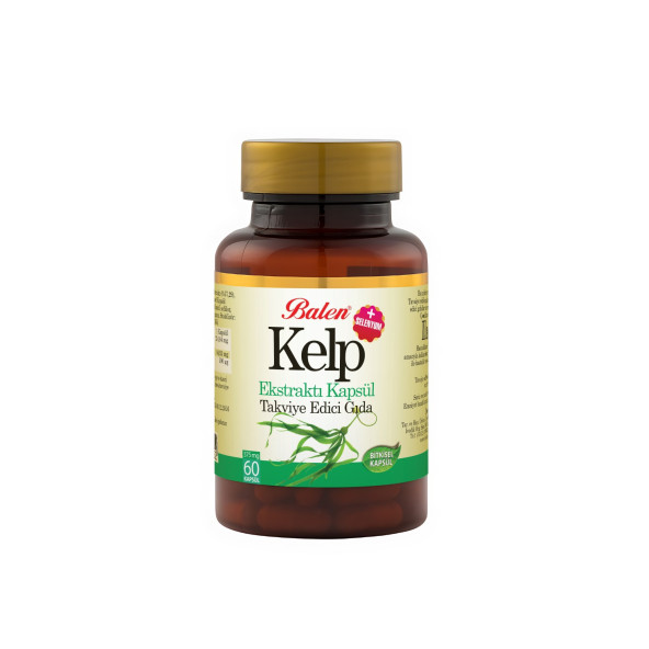 Kelp Ekstraktı + Selenyum Kapsül 375 Mg  60 kapsül