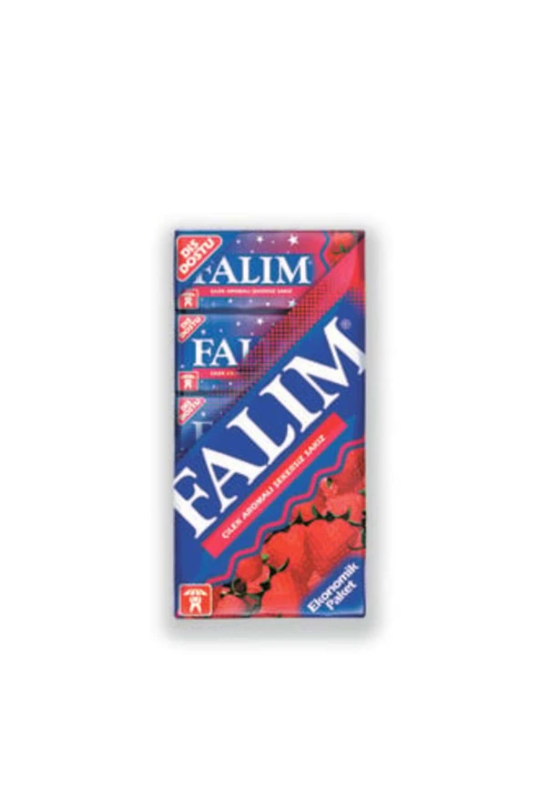 Falım 5'li Çilek Aromalı Şekersiz Sakız 35 Gr ( 1 ADET )