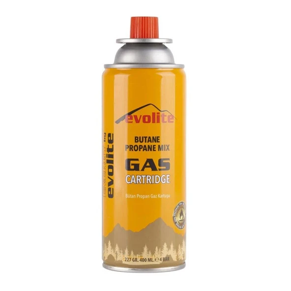 Evolite Butane Propane Valfli 227gr Gaz Ocak Kartuşu