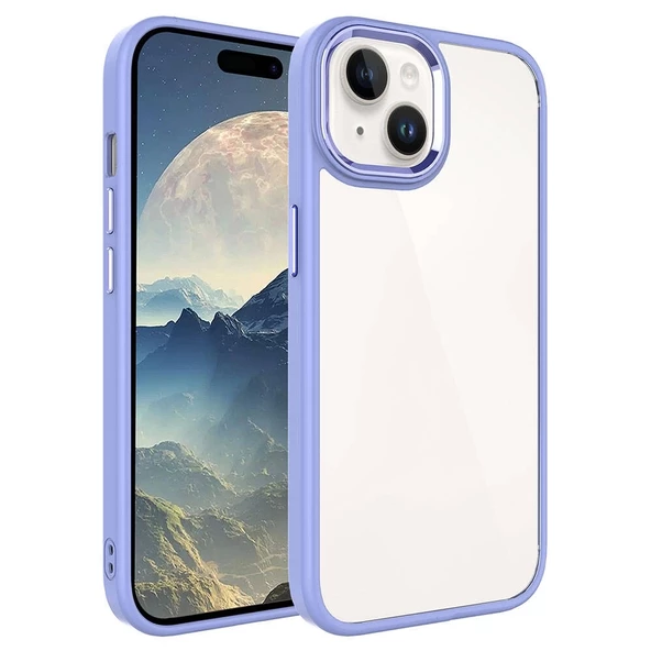 iPhone 15  Uyumlu KılıfKrom Kapak