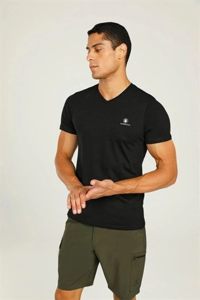 Lumberjack 4M M-Ct106 Bsc V Nk T-Sh 4Fx Kkol T-Shırt - Resim 5