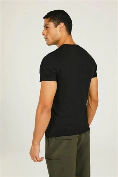 Lumberjack 4M M-Ct106 Bsc V Nk T-Sh 4Fx Kkol T-Shırt - Resim 6