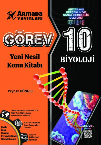 Armada Yayınları 10. Sınıf Görev Biyoloji Yeni Nesil Konu Kitabı