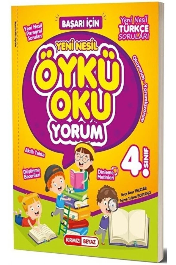 Kırmızı Beyaz 4.Sınıf Öykü Okuyorum