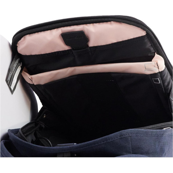 SAMSONITE KB3-01-001 14.1" Securipak Notebook Sırt Çantası, Suya Dayanıklı, , Yetişkin, Mavi - 4