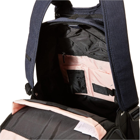 SAMSONITE KB3-01-001 14.1" Securipak Notebook Sırt Çantası, Suya Dayanıklı, , Yetişkin, Mavi - 5