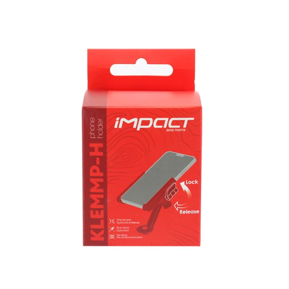 Impact Telefon Tutucağı KLEMMP-H QR Mandallı Furç Kapağı Aparatlı Plastik TLF-308 - Resim 3