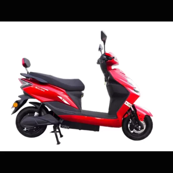 MOTOLUX ALF ELEKTRİKLİ MOTOSİKLET KIRMIZI - 2