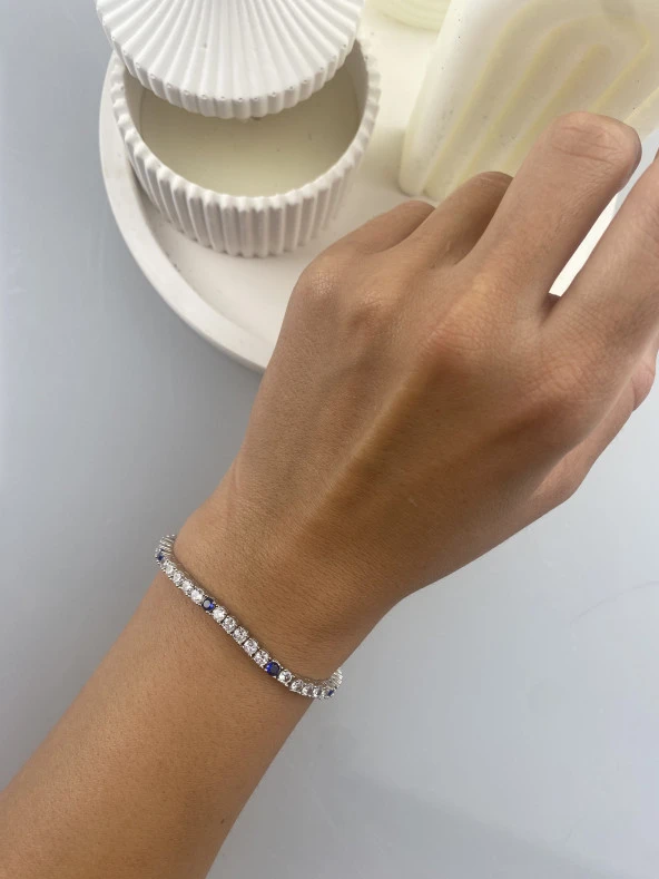 925 Ayar Kadın Gümüş (SİLVER) Bileklik ürün görseli 1