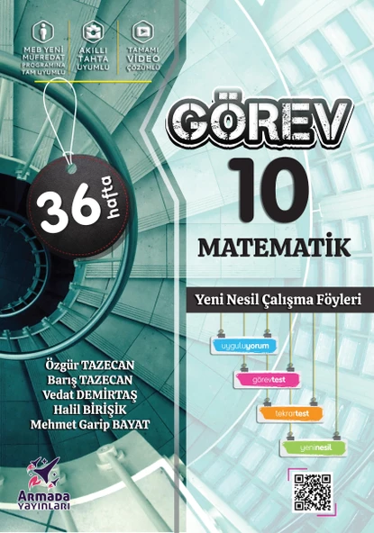 Armada Yayınları 10. Sınıf Görev Matematik Yeni Nesil Çalışma Föyleri (36 Hafta)