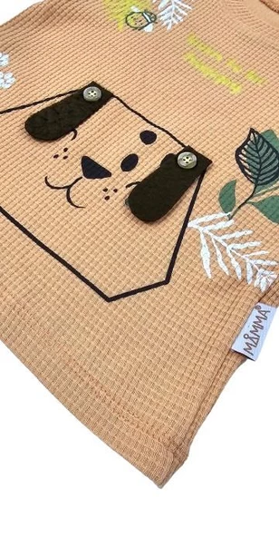 Erkek Bebek Şortlu Takım - 6