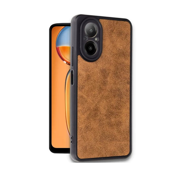 Realme 12 Lite Kılıf Aras Seri Deri Kapak - 3