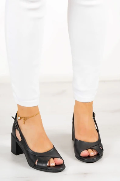 Erkan Saçmacı Karina Siyah Hakiki Deri Günlük Ayakkabı - 3