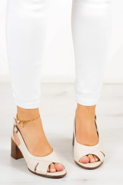 Erkan Saçmacı Karina Bej Hakiki Deri Günlük Ayakkabı - 3