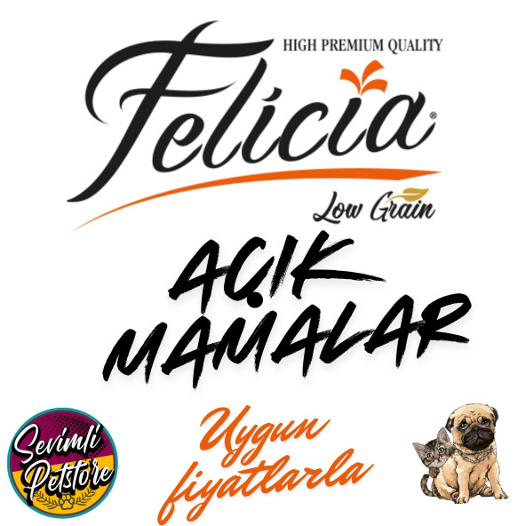 Felicia Düşük Tahıllı Yetişkin Tavuklu Kedi Maması 2 Kg Açık Mama - 2