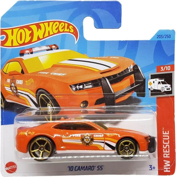 Hot Wheels Tekli Arabalar 10 Camaro Ss HKJ19 - Resim 4