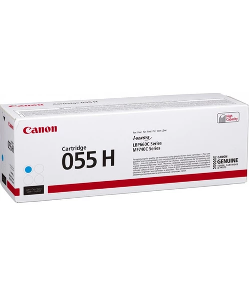 Canon CRG-055H Cyan Toner K. 3019C002 ürün görseli 1