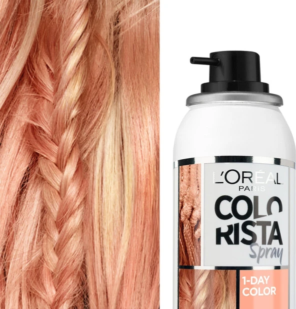L'Oréal Paris Colorista Rosegold Spray Saç Boyası - Resim 3