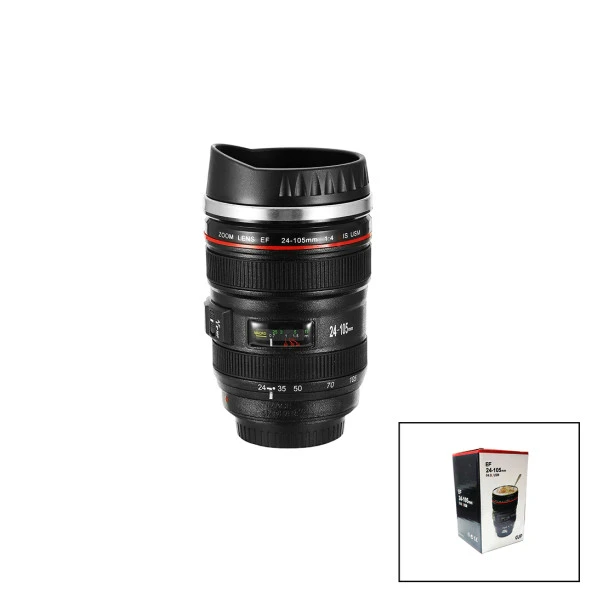 FOTO LENS ŞEKİLLİ BARDAK TERMOS EF 24-105MM