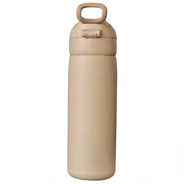 Silikon Askılı Çelik Termos Matara 420 ml 8006 - 2