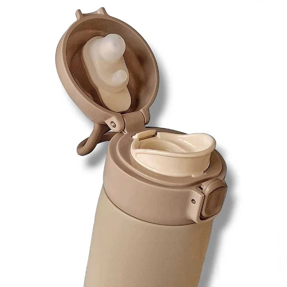 Silikon Askılı Çelik Termos Matara 420 ml 8006 - 3