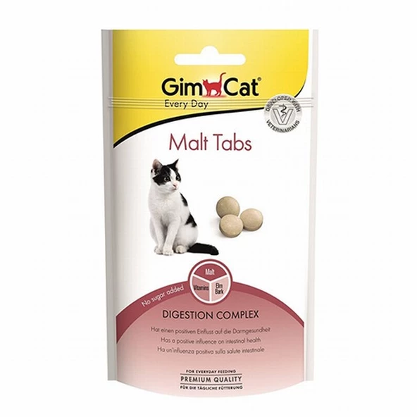 GimCat Malt Tabs Kedi Ödül Tableti 40Gr