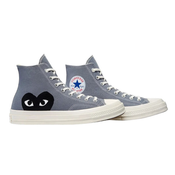 Converse X Comme Des Garçons Play Chuck 70 Unisex Gri Sneaker Unisex Spor Ayakkabı 171847C.057 - 3