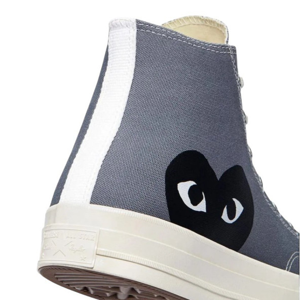 Converse X Comme Des Garçons Play Chuck 70 Unisex Gri Sneaker Unisex Spor Ayakkabı 171847C.057 - 6