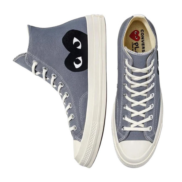 Converse X Comme Des Garçons Play Chuck 70 Unisex Gri Sneaker Unisex Spor Ayakkabı 171847C.057 - 7