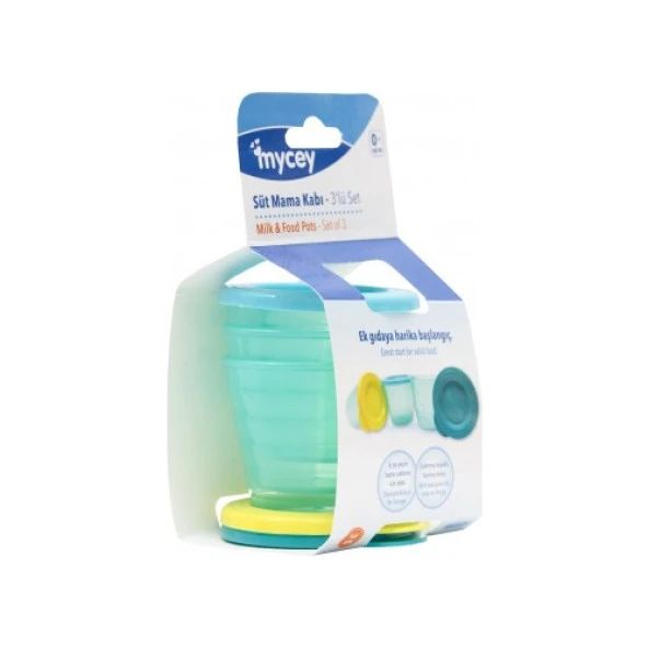 Mycey Süt Mama Kabı 3'lü Set - 2