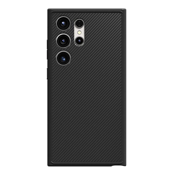 Galaxy S24 Ultra Kılıf Magsafe Şarj Özellikli Karbon Fiber Görünümlü T-Karbon Kılıf - Resim 2
