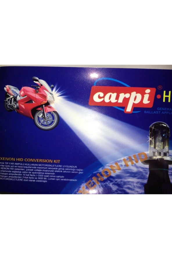 Zenon Ampul Seti 8000 K H-4 Fişli Tip Uyumlu - Resim 2