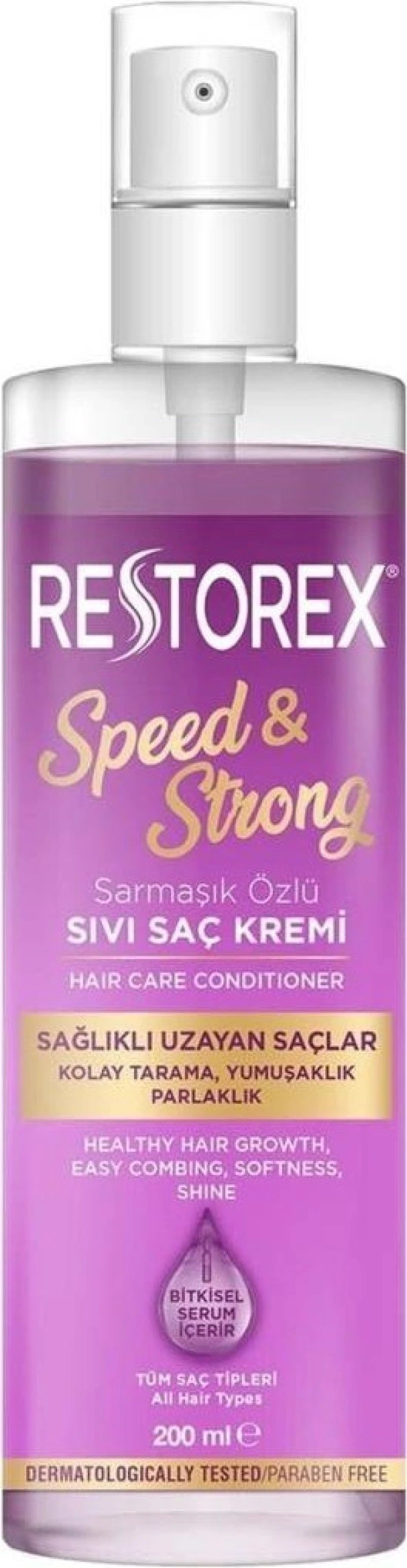 Restorex Sıvı Saç Kremi Sağlıklı Uzama Etkili 200 Ml