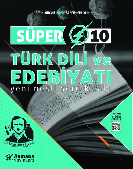 Armada Yayınları Süper 10.sınıf Türk Dili ve Edebiyatı Yeni Nesil Soru Kitabı