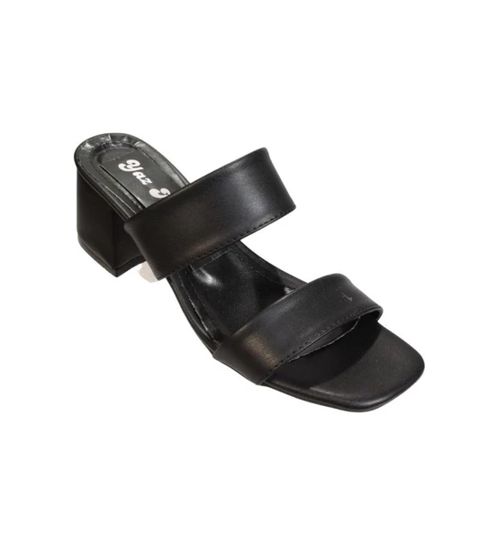 YAZKIŞ Kadın Renkli 5cm Topuklu Terlik - 3
