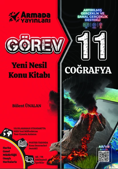 11. Sınıf Coğrafya Görev Konu Kitabı Armada Yayınları