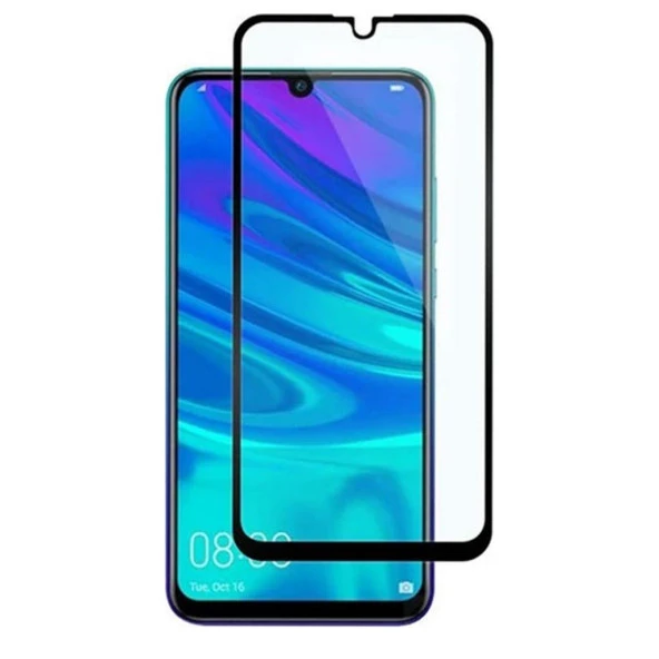 Huawei P Smart 2019 Ekran Koruyucu 9D Tam Kaplayan Kavisli