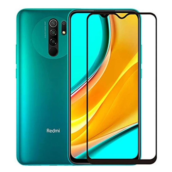 Xiaomi Redmi 9 Ekran Koruyucu 9D Tam Kaplayan Kırılmaz Cam Kavisli