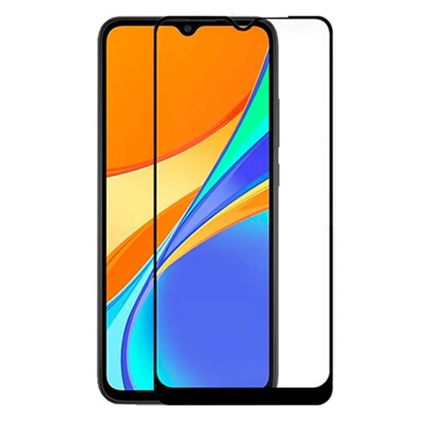 Xiaomi Redmi 9C Ekran Koruyucu 9D Tam Kaplayan Kavisli