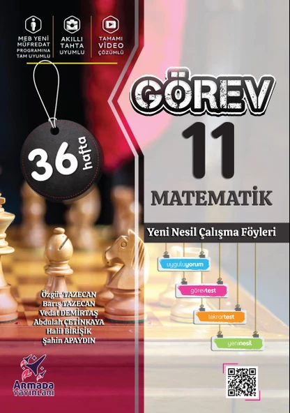 Armada Yayınları 11. Sınıf Görev Matematik Yeni Nesil Çalışma Föyleri (36 Hafta)