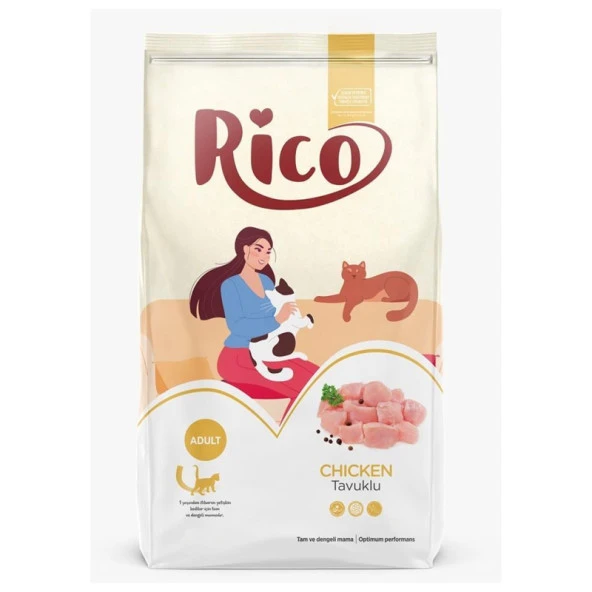 Rico Tavuklu Yetişkin Kedi Maması 15 Kg