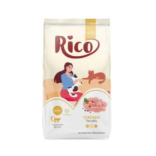 Rico Tavuklu Kısır Kedi Maması 15 Kg