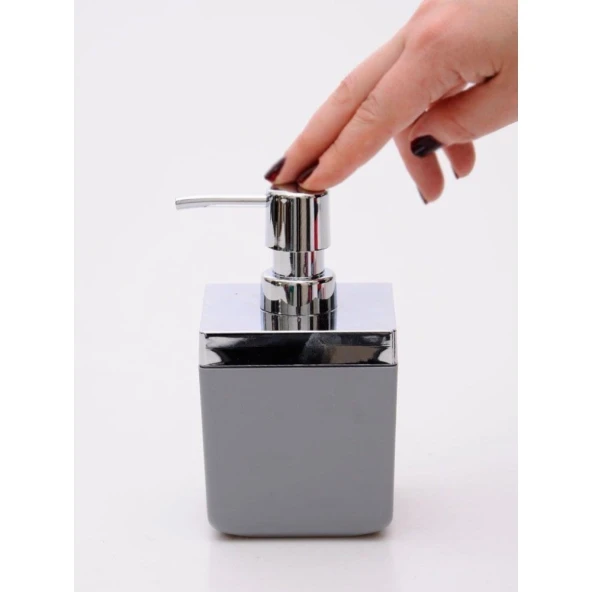 Primanova Toskana Sıvı Sabunluk Gri - Ev M-Sa01-07 ürün görseli 1