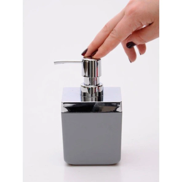 Primanova Toskana Sıvı Sabunluk Gri - Ev M-Sa01-07 - Resim 2