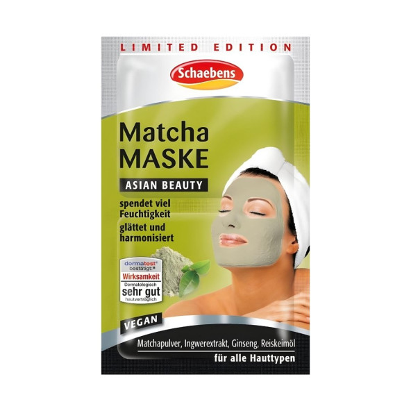 Schaebens Matchalı Maske 2li