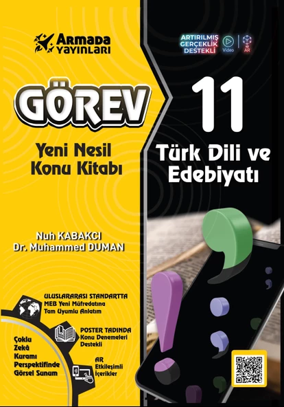 Armada 11.sınıf Görev Türk Dili ve Edebiyatı Konu Kitabı Yeni Nesil