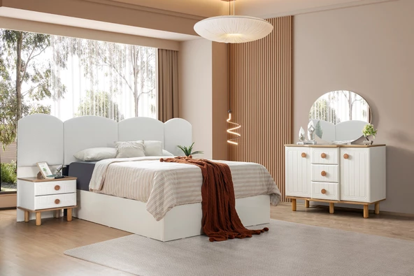 KAYRA MDF BAZALI YATAK ODASI - Resim 2