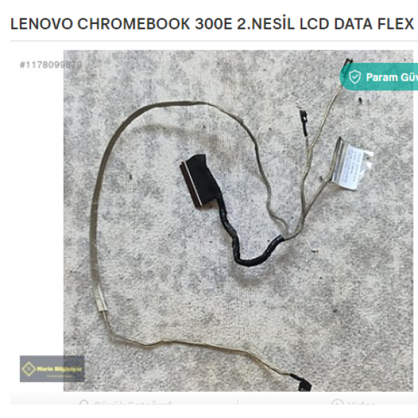 LENOVO CHROMEBOOK 300E 2.NESİL LCD DATA FLEX EKRAN KABLOSU